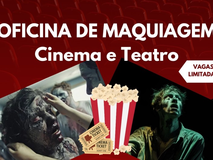 Oficina de maquiagem para cinema e teatro