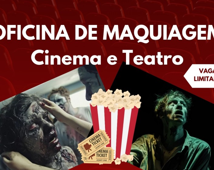 Oficina de maquiagem para cinema e teatro